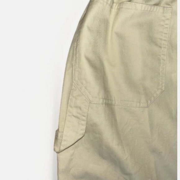 Abound Womens Paper Bag Jogger Khaki Pants High Waist Belted Pockets Size XS - Picture 7 of 8